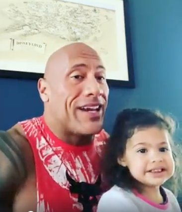 Dwayne “The Rock” Johnson & His Daughter Do Moana Sing-A-Long